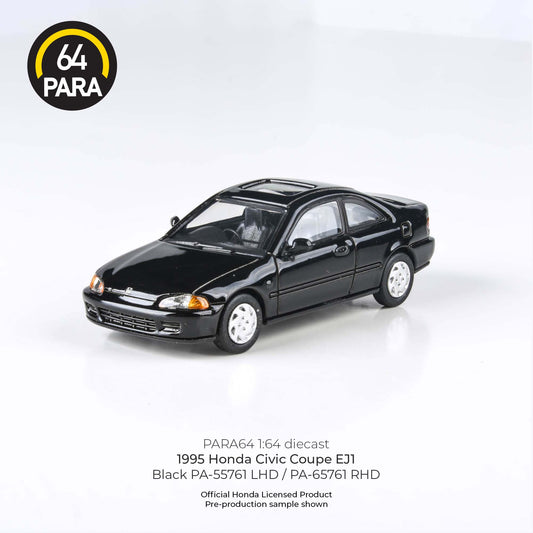 PARA64 1995 Honda Civic Coupe EJ1 Black RHD - PAR65761