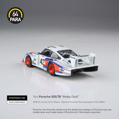 PARA64 Porsche 935/78 "Moby Dick" 1978 24Hrs of Le Mans Martini Porsche Racing System RHD 1:64 - PAR55801