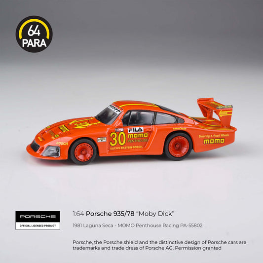 PARA64 Porsche 935/78 "Moby Dick" 1981 Laguna Seca MOMO Penthouse Racing RHD 1:64 - PAR55802