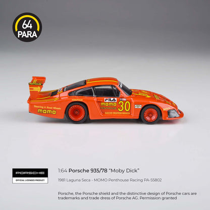 PARA64 Porsche 935/78 "Moby Dick" 1981 Laguna Seca MOMO Penthouse Racing RHD 1:64 - PAR55802