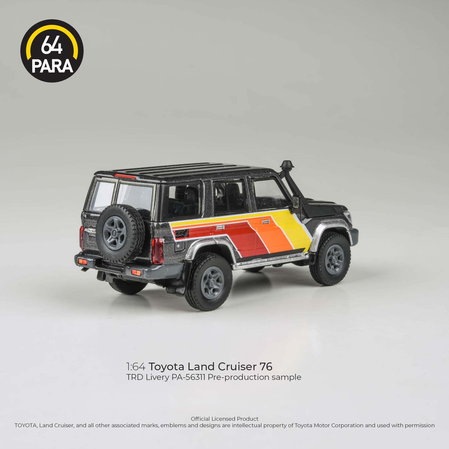 PARA64 2014 Toyota Land Cruiser LC 76 TRD Livery RHD 1:64 - PAR66311