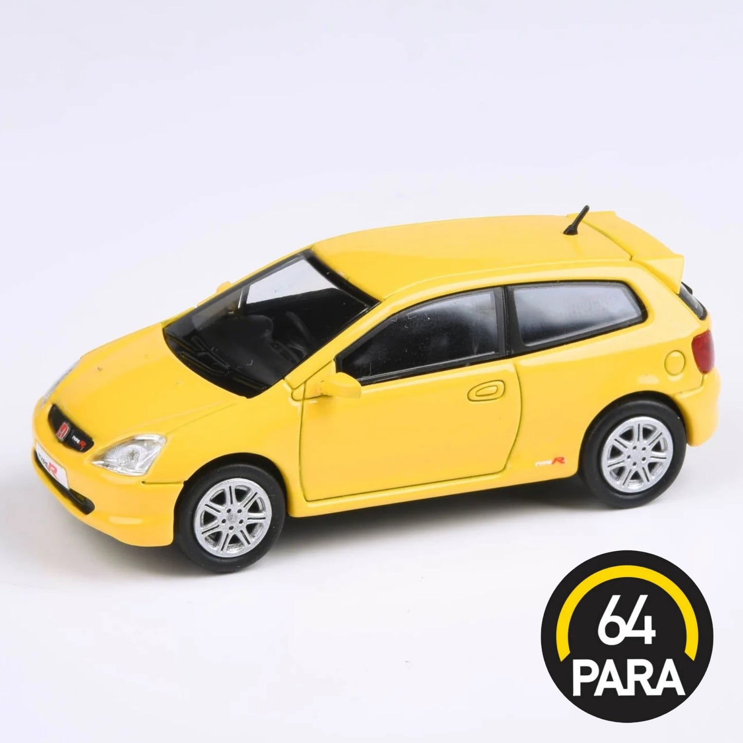 PARA64 2001 Honda Civic Type R EP3 -  Sunlight Yellow RHD 1:64 - PAR65345