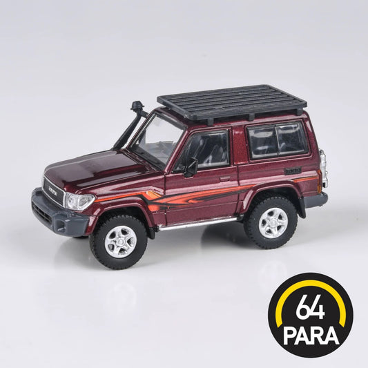 PARA64 2014 Toyota Land Cruiser 71 SWB  Red RHD 1:64 - PAR65565