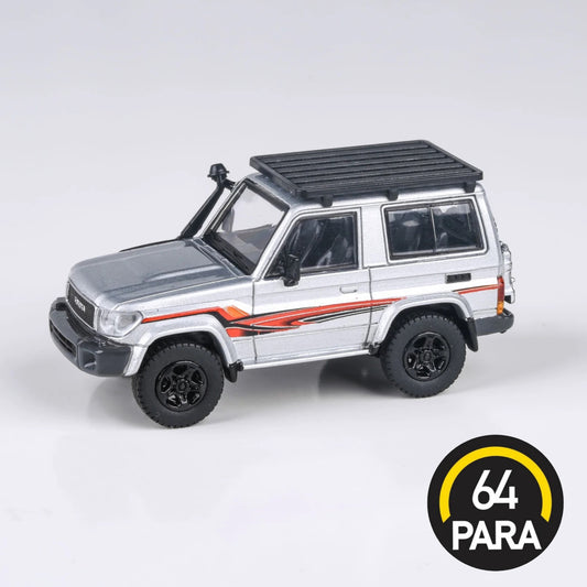 PARA64 2014 Toyota Land Cruiser 71 SWB  Silver RHD 1:64 - PAR65566