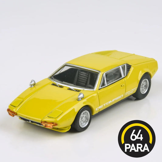 PARA64 1972 De Tomaso Pantera Yellow RHD 1:64 - PAR65642