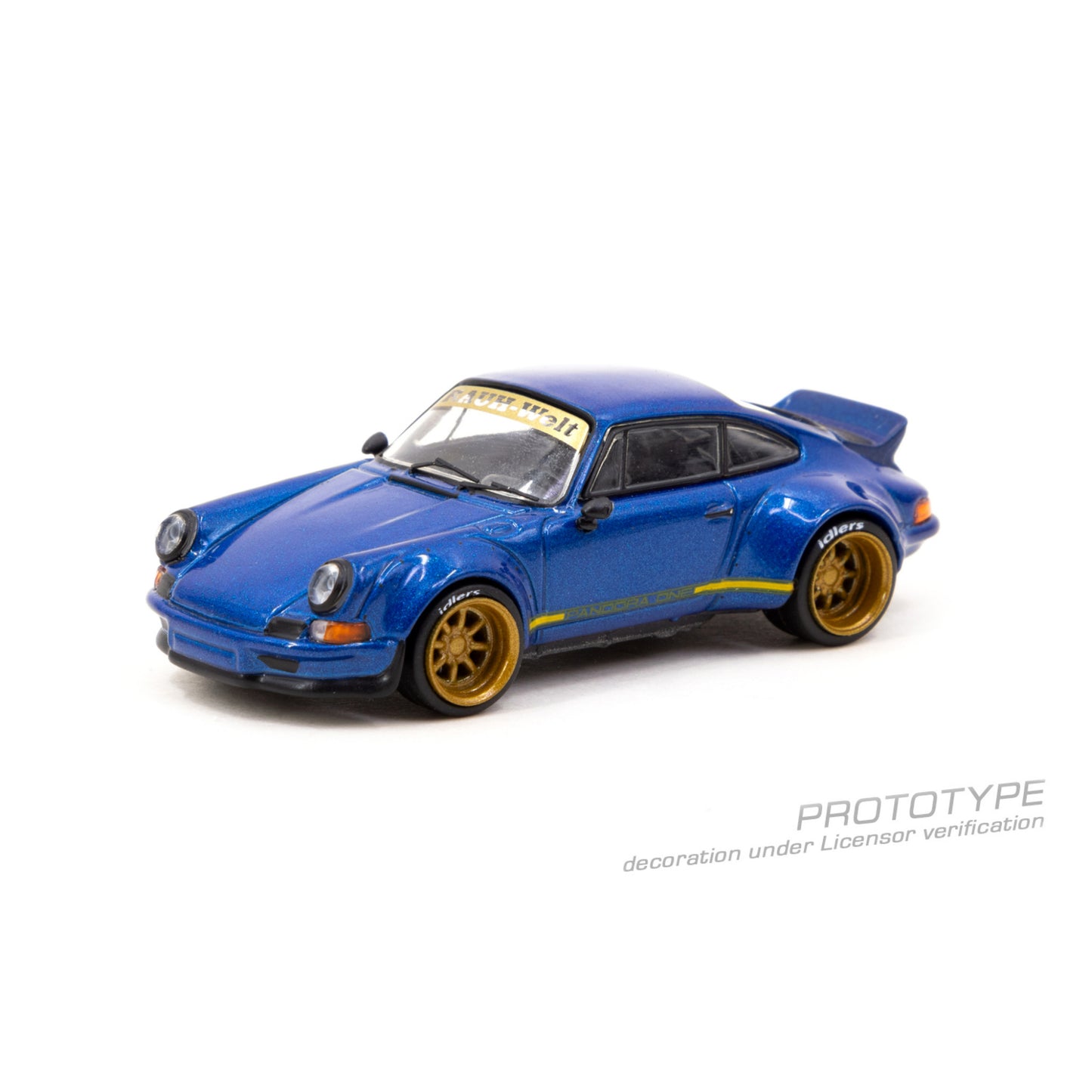 TARMAC WORKS Porsche RWB Backdate Pandora One Blue 1:64 - T64-046-PO