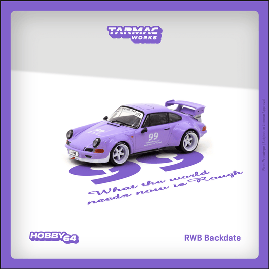 TARMAC WORKS Porsche RWB Backdate Violetta 1:64 - T64-046-VI