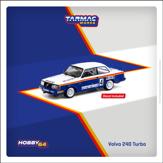 TARMAC WORKS Volvo 240 Turbo Malaysian Group A Championships 1987 Winner Per-Gunnar Andersson 1:64 - T64-050-87MAL04