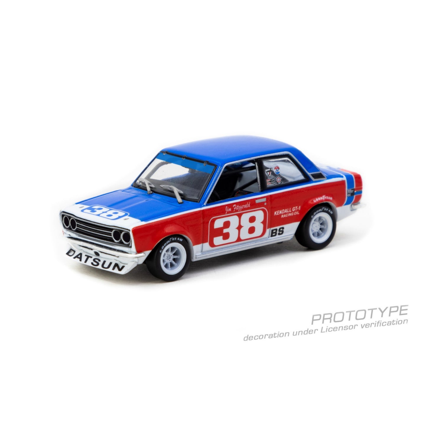 TARMAC WORKS Datsun 510 SCCA National Championship 1973 Jim Fitzgerald 1:64 - T64-052-73SCCA38