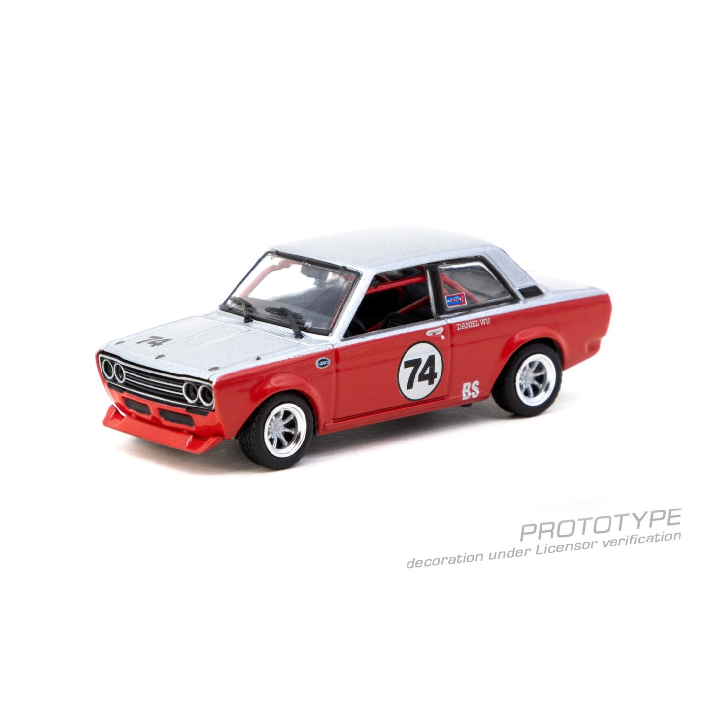 TARMAC WORKS Datsun 510 Trans-Am B-Sedan 2.5 Challenge 2023 Daniel Wu 1:64 - T64-052-SD