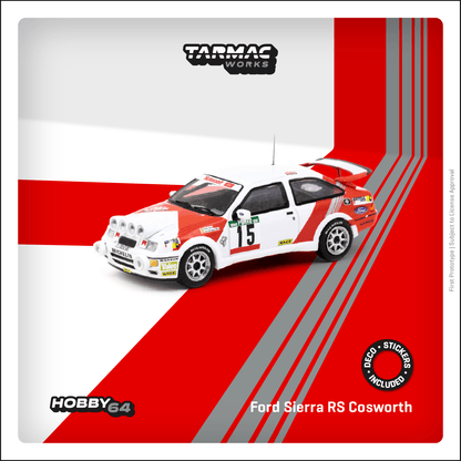 TARMAC WORKS Ford Sierra RS Cosworth Rallye de Portugal - Vinho do Porto 1988 Carlos Sainz / Luis Moya 1:64 - T64-058-88POR15