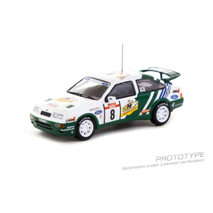 TARMAC WORKS Ford Sierra RS Cosworth Tour de Corse - Rallye de France 1988 Winner Auriol Didier / Occelli Bernard 1:64 - T64-058-88TDC08