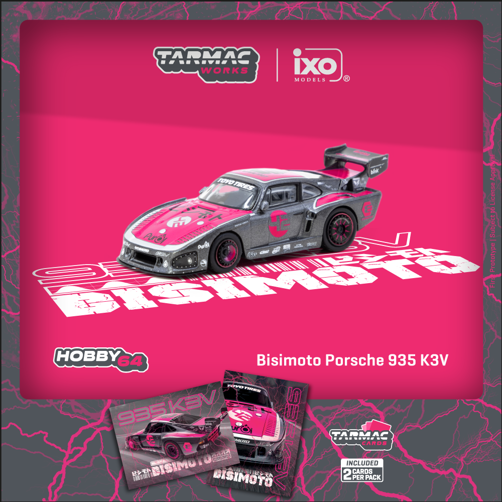 TARMAC WORKS Bisimoto Porsche 935 K3V 1:64 - T64-079-K3V