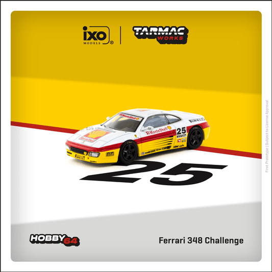 TARMAC WORKS Ferrari 348 Challenge Italian GT 1994 Oscar Larrauri 1:64 - T64-082-94IGT25