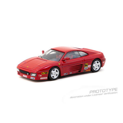 TARMAC WORKS Ferrari 348 Challenge Presentation 1:64 - T64-082-PRE