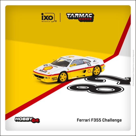 TARMAC WORKS Ferrari F355 Challenge Shell 1:64 - T64-083-99CHA82