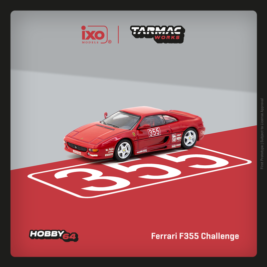 TARMAC WORKS Ferrari F355 Challenge Presentation 1:64 - T64-083-PRE