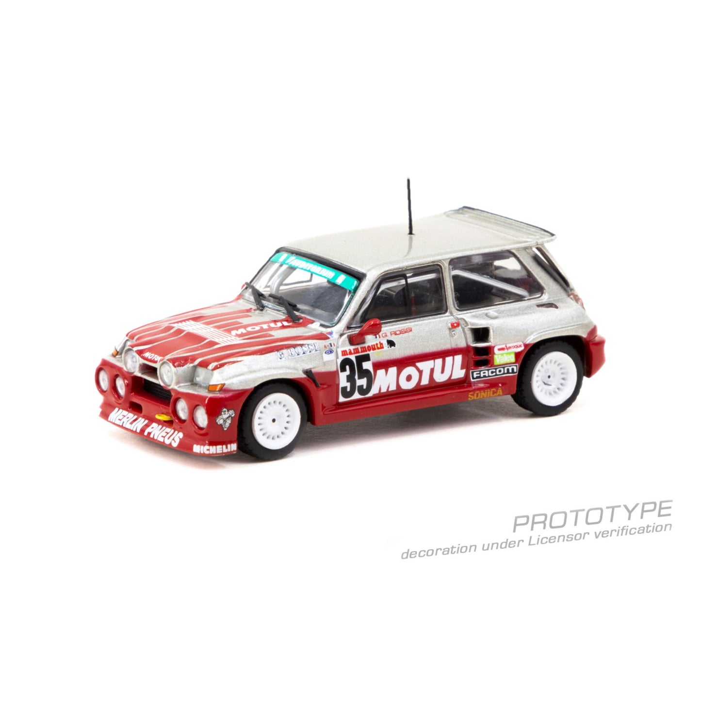 TARMAC WORKS Renault 5 Maxi Turbo European Hill-Climb Championship 1987 Giovanni Rossi 1:64 - T64-TL061-87EHC35