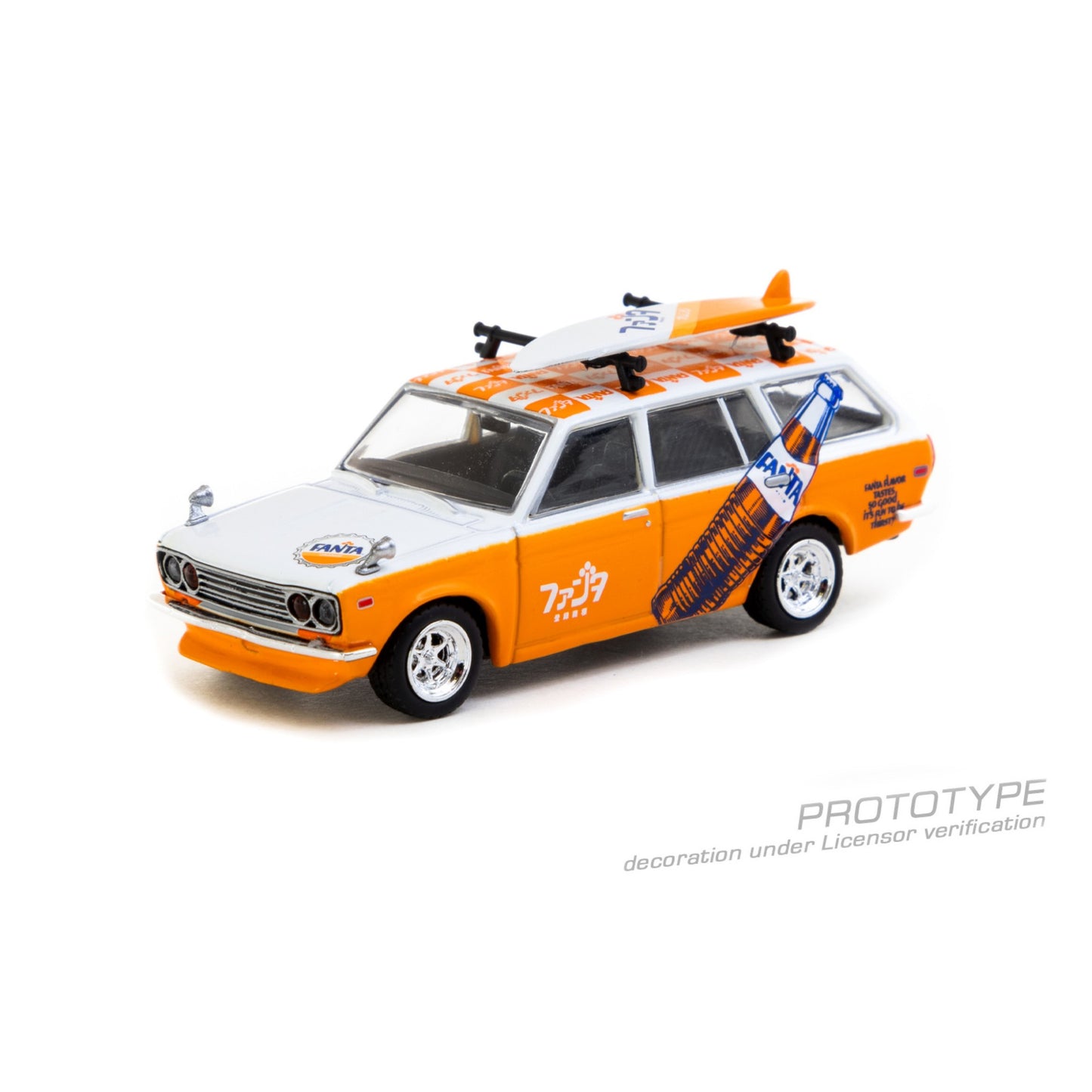 TARMAC WORKS Datsun Bluebird 510 Wagon FANTA 1:64 - T64G-026-FA