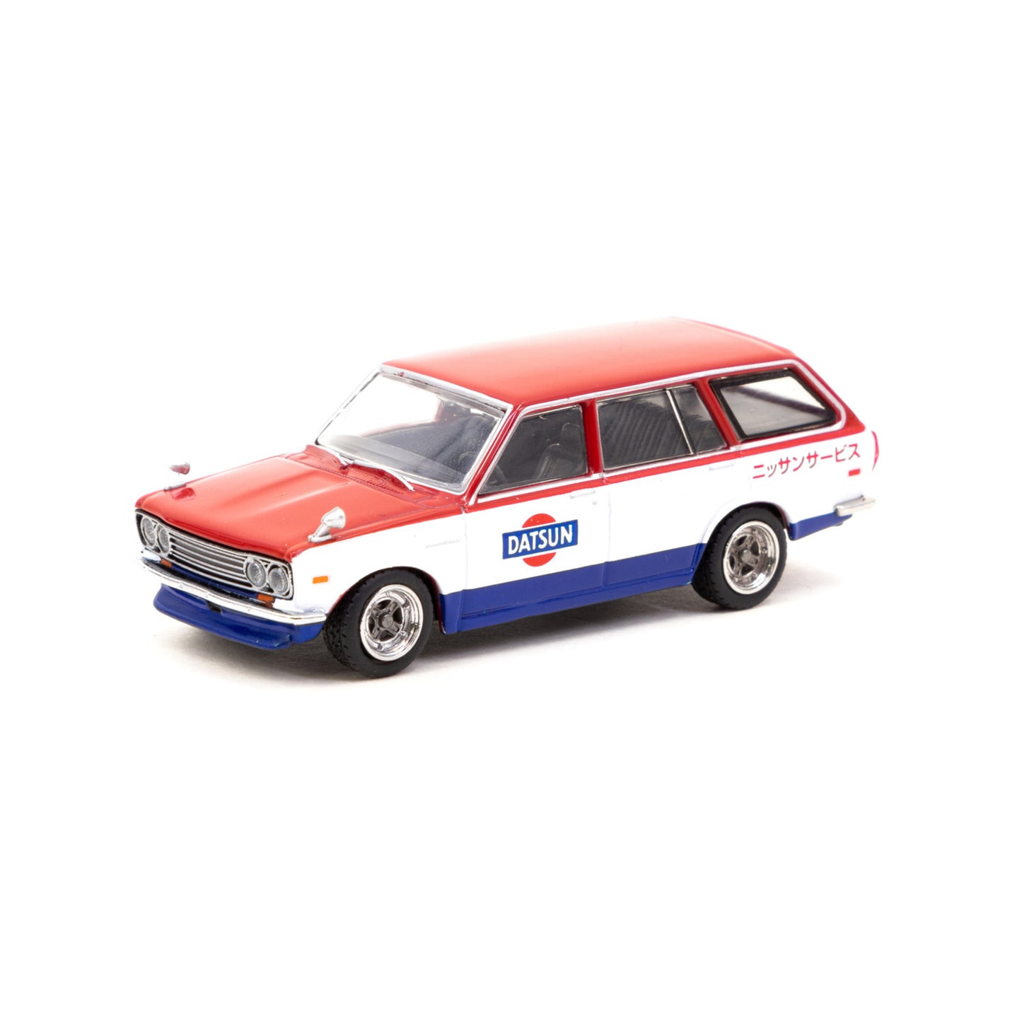 TARMAC WORKS Datsun Bluebird 510 Wagon Service Car 1:64 - T64G-026-SC