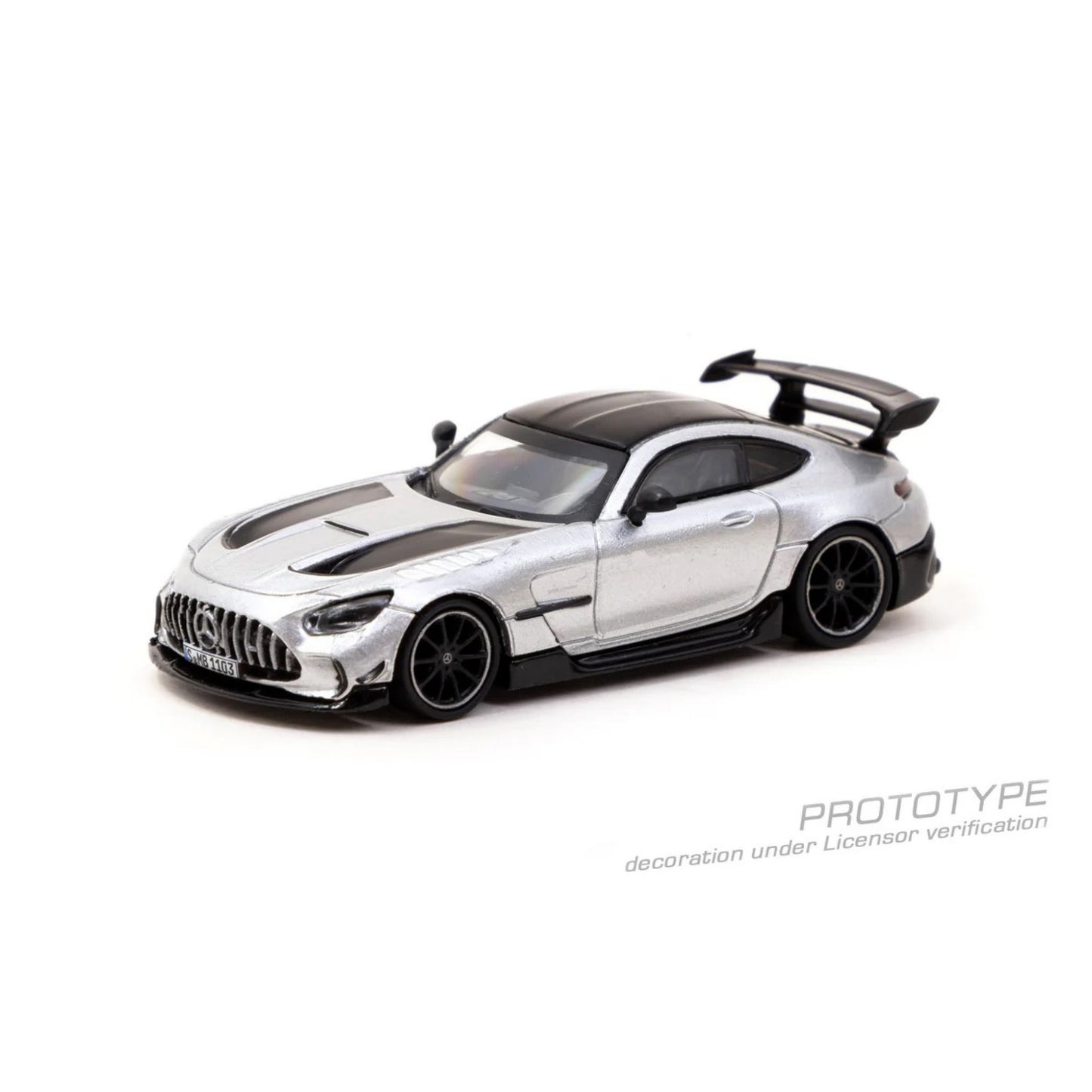 TARMAC WORKS Mercedes-Benz AMG GT Black Series Silver Metallic 1:64 - T64G-042-SL