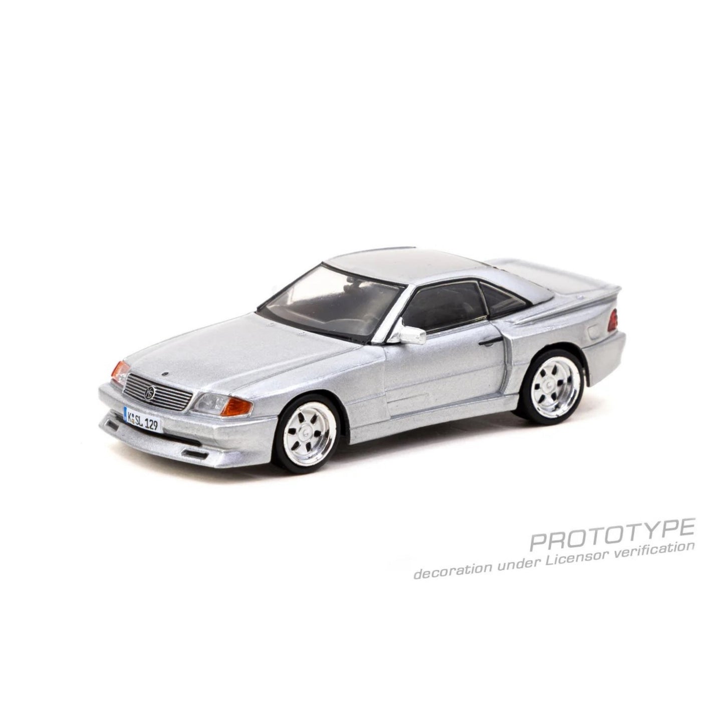 TARMAC WORKS Mercedes-Benz SL 500 Koenig Specials Silver 1:64 - T64G-045-SL