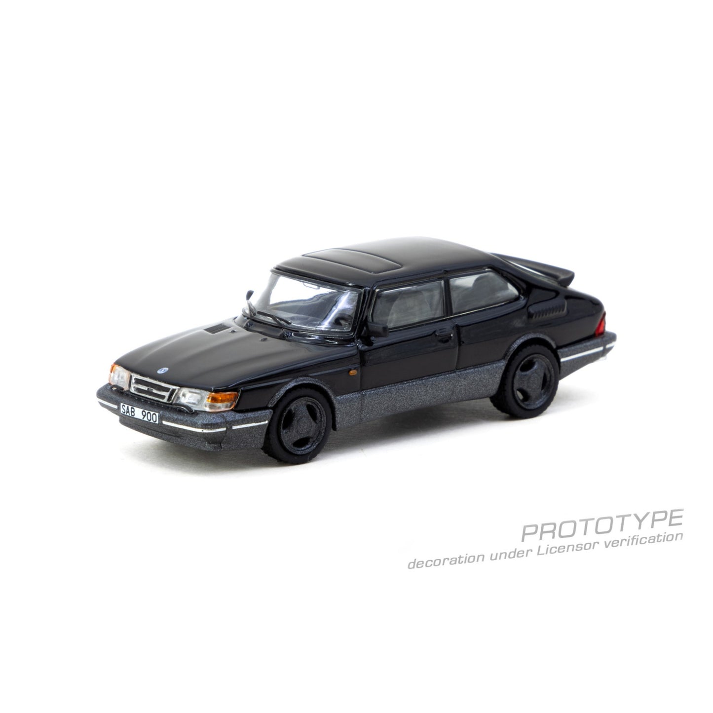 TARMAC WORKS Saab 900 Turbo Black 1:64 - T64G-056-BK