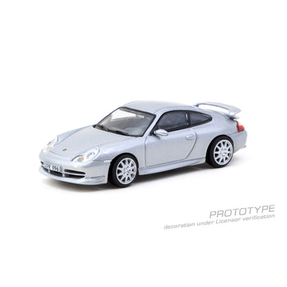 TARMAC WORKS Porsche 911 GT3 (996) Silver 1:64 - T64G-069-SL