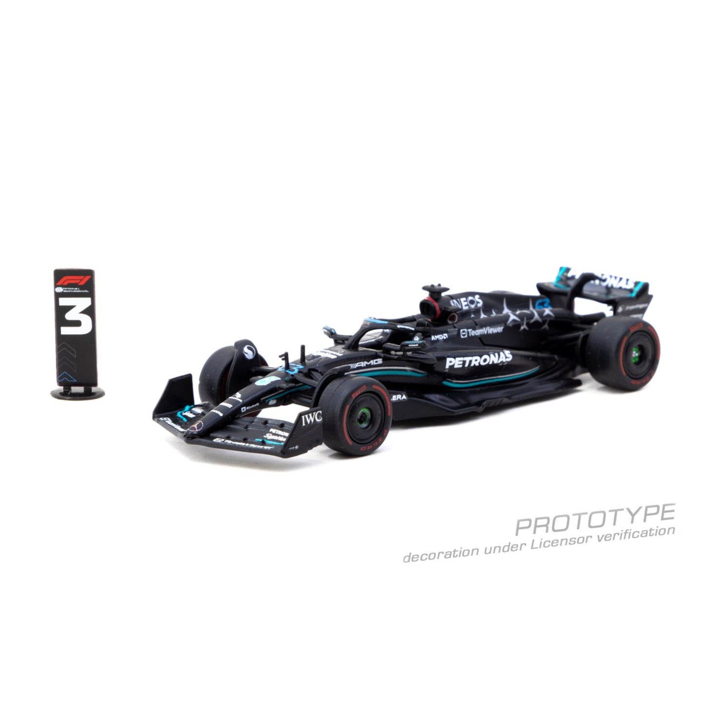 TARMAC WORKS Mercedes-AMG F1 W14 E Performance Spanish Grand Prix 2023 George Russell 1:64 - T64G-F064-GR1