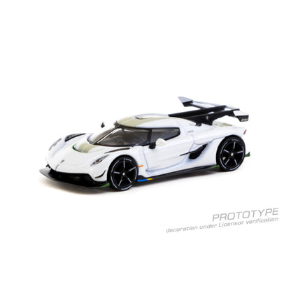 TARMAC WORKS Koenigsegg Jesko Attack White Lamley Special Edition 1:64 - T64G-TL052-WH