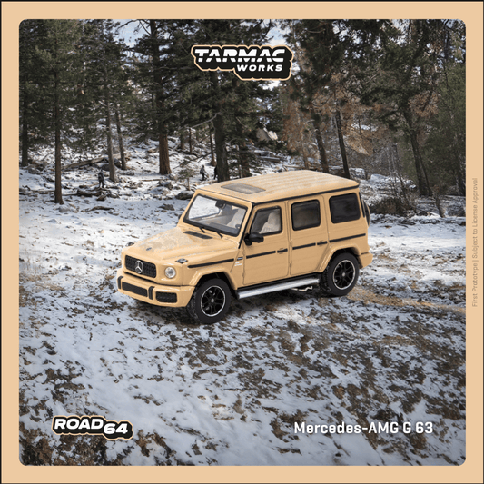 TARMAC WORKS Mercedes Benz AMG G63 Brown 1:64 - T64R-040-BR