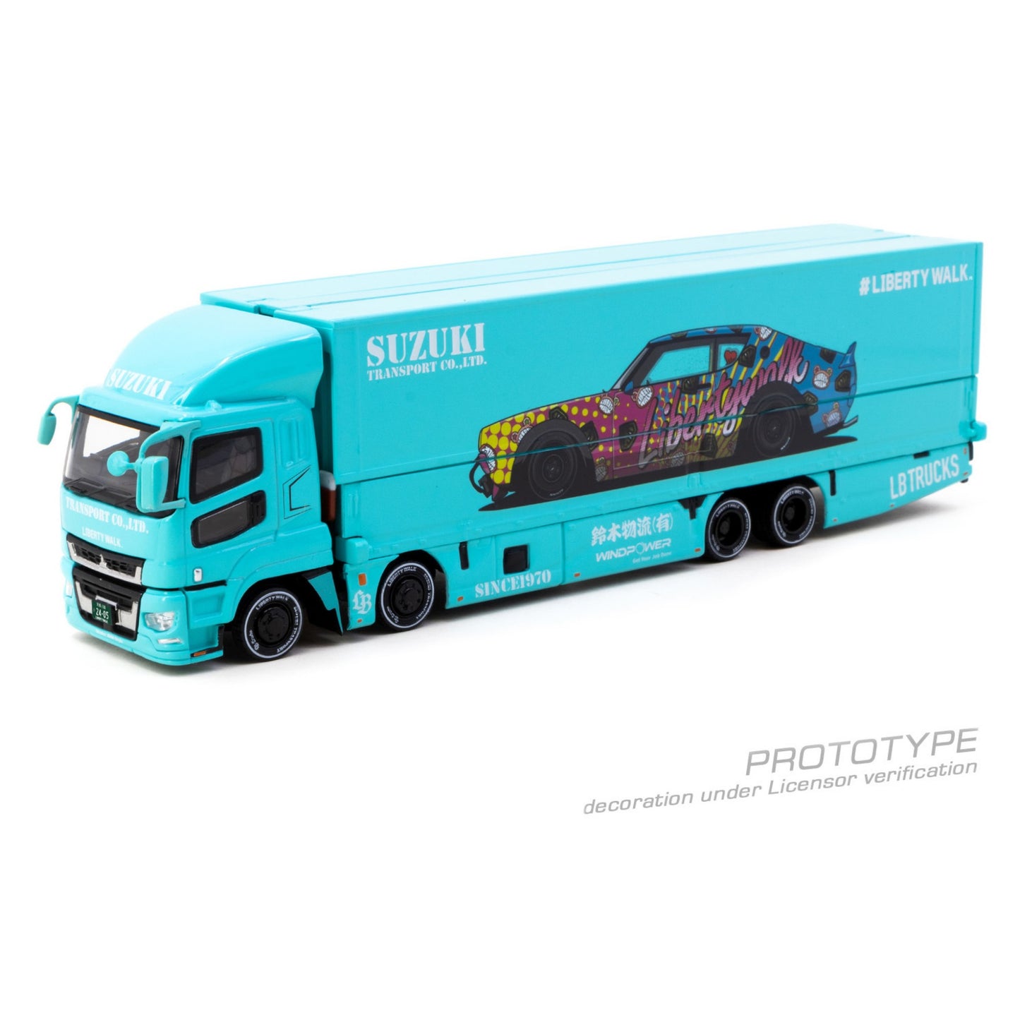 TARMAC WORKS Mitsubishi Fuso Super Great Libertywalk LB-Trucks 1:64 - T64T-TL001-LBS