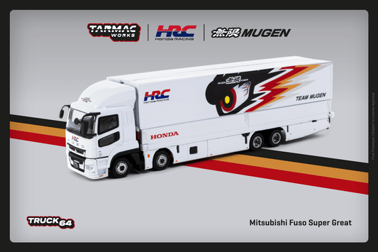 TARMAC WORKS Mitsubishi Fuso Super Great TEAM MUGEN 1:64 - T64T-TL001-MU