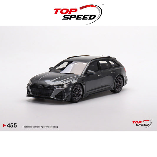 TOPSPEED MODELS Audi ABT RS6-R Daytona Grey 1:18 - TS0455