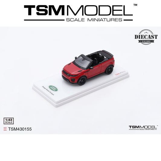 TSM MODEL Range Rover Evoque Convertible Firenze Red 1:43 - TSM430155