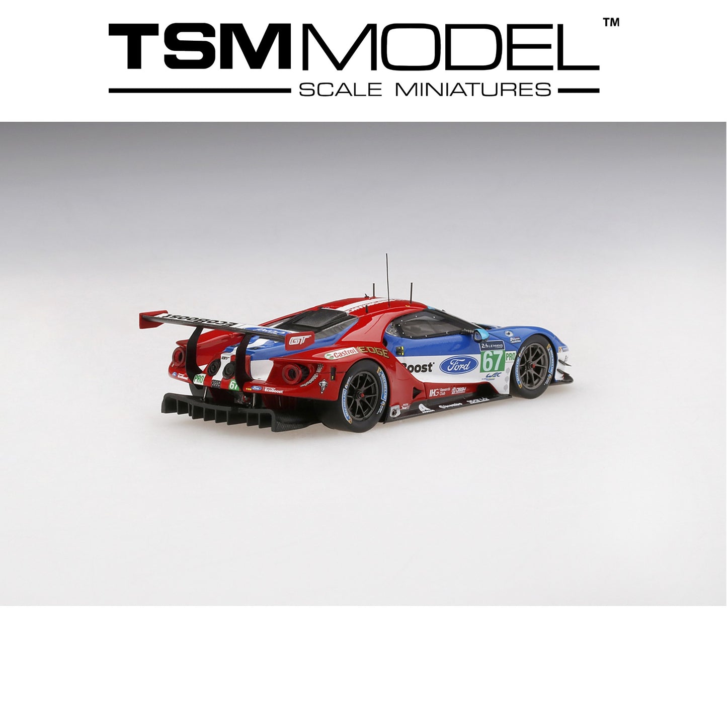 TSM MODEL Ford GT LMGTE PRO #67 2017 Le Mans 24Hr. LMGTE Pro 2nd Place Ford Chip Ganassi Team UK 1:43 - TSM430287