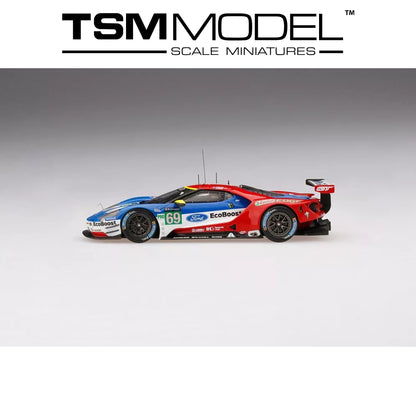 TSM MODEL Ford GT LMGTE PRO #69 Ford Chip Ganassi Team USA 'Hand - Kanaan - Müller' 22nd Place Le Mans 2017 1:43 - TSM430289