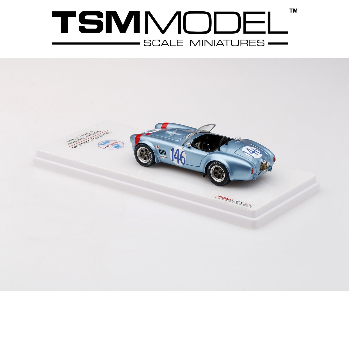 TSM MODEL Shelby Cobra #146 1964 Targa Florio Class Winner D. Gurney/J. Grant 1:43 - TSM430351