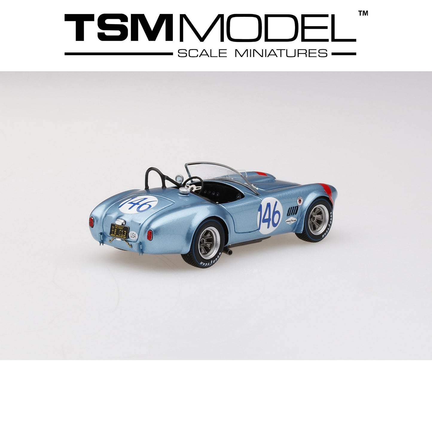 TSM MODEL Shelby Cobra #146 1964 Targa Florio Class Winner D. Gurney/J. Grant 1:43 - TSM430351