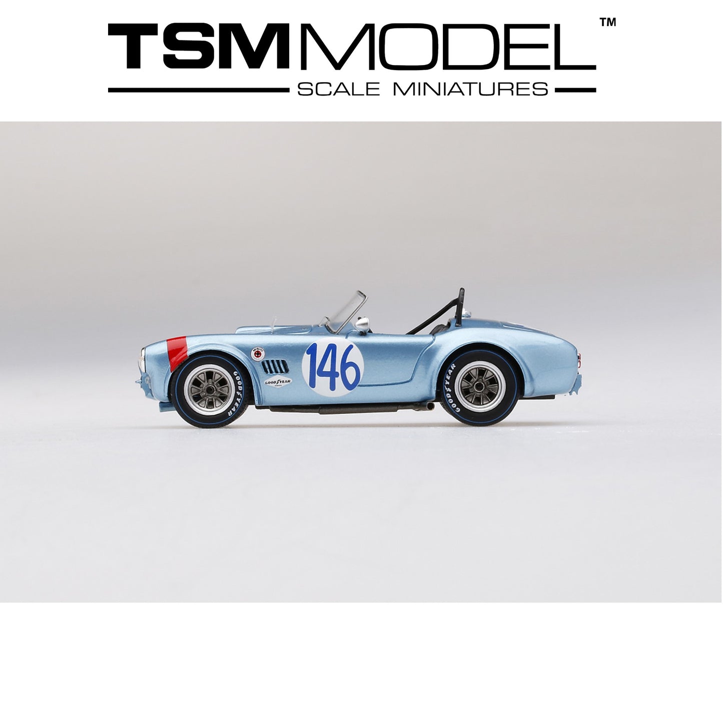 TSM MODEL Shelby Cobra #146 1964 Targa Florio Class Winner D. Gurney/J. Grant 1:43 - TSM430351