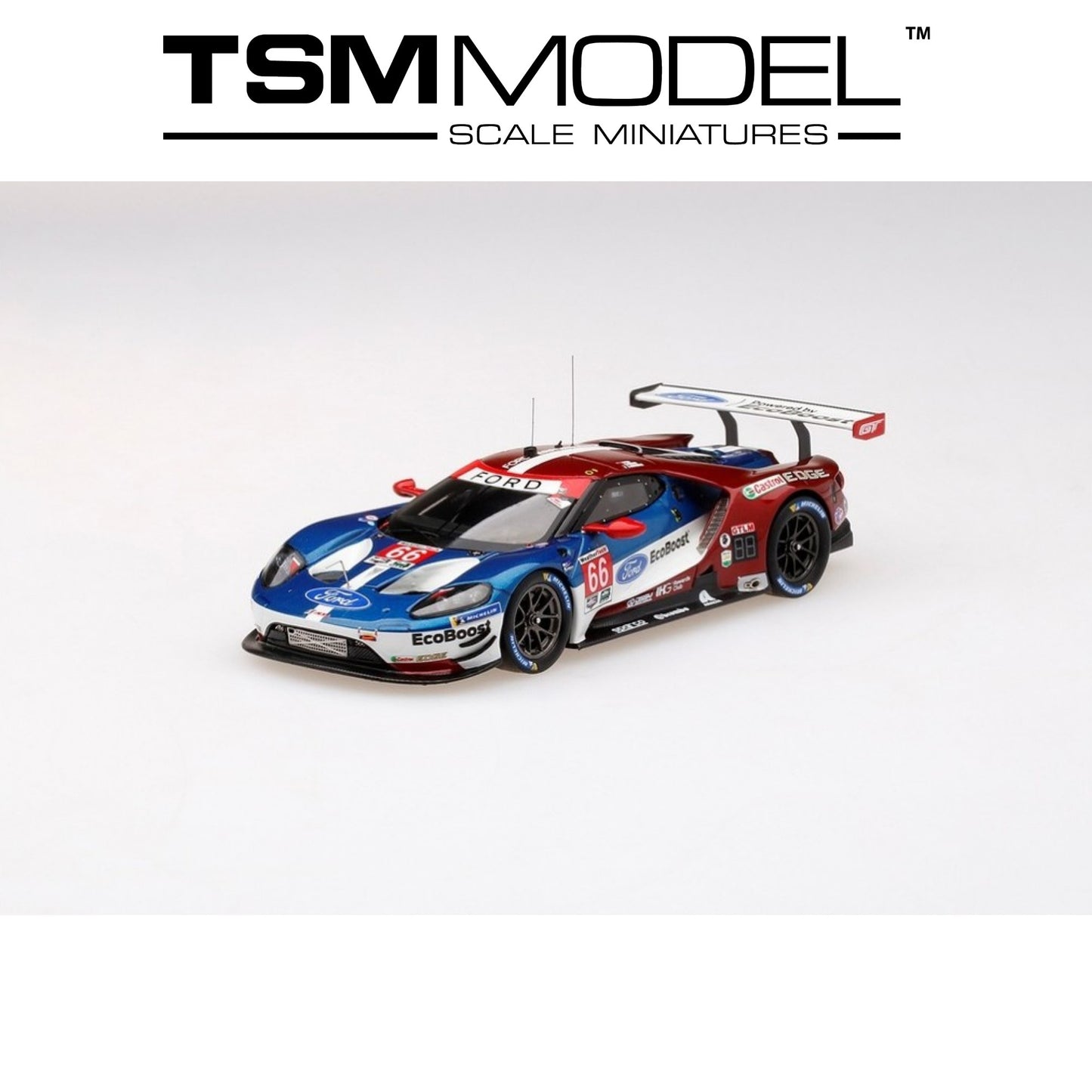 TSM MODEL Ford GT LMGTE Team Ganassi #66 Class Winner Spa Francorchamps 2018 1:43 - TSM430406