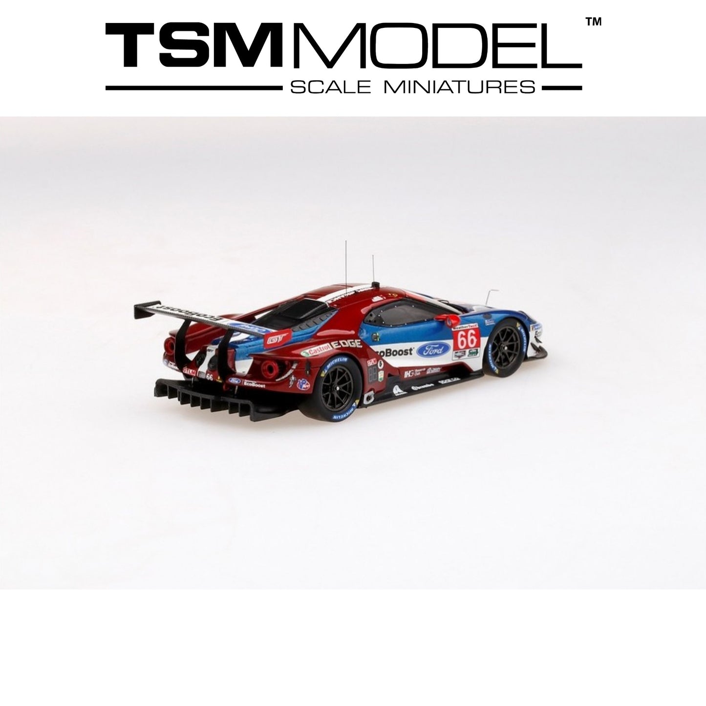 TSM MODEL Ford GT LMGTE Team Ganassi #66 Class Winner Spa Francorchamps 2018 1:43 - TSM430406