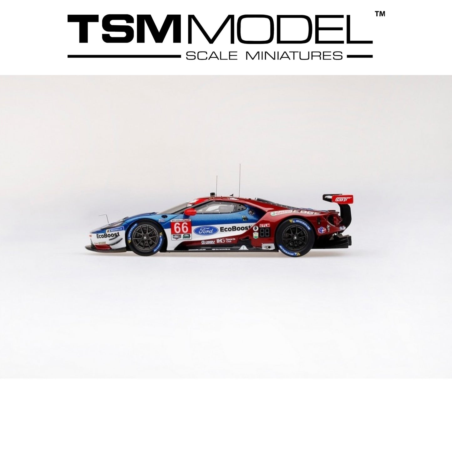 TSM MODEL Ford GT LMGTE Team Ganassi #66 Class Winner Spa Francorchamps 2018 1:43 - TSM430406