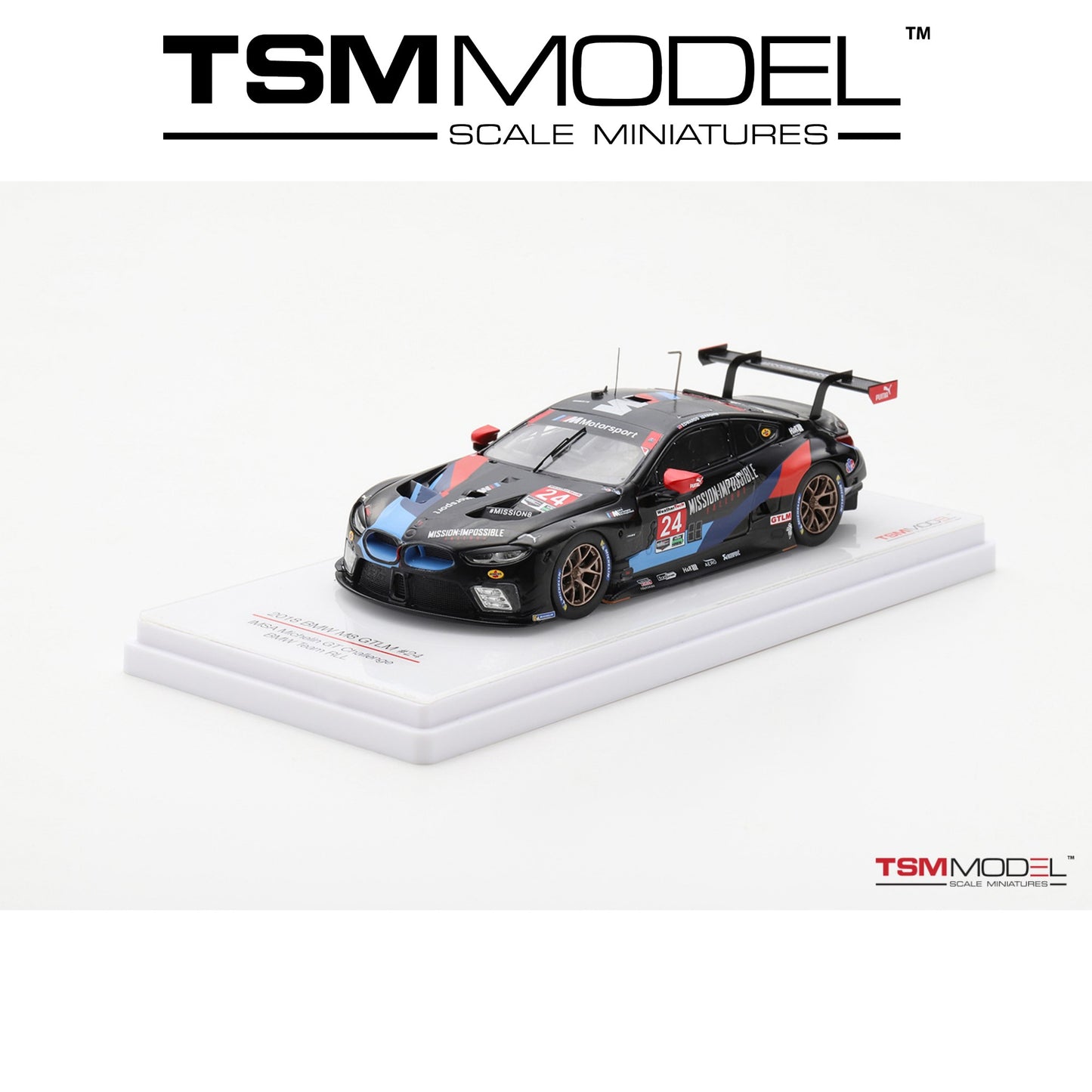 TSM MODEL BMW M8 GTLM #24 2018 IMSA Michelin GT Challenge 1:43 - TSM430433