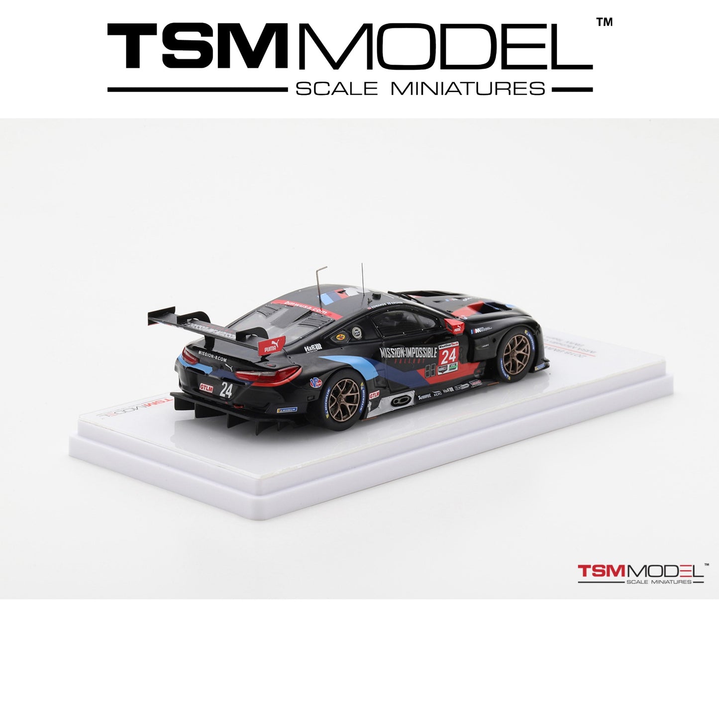 TSM MODEL BMW M8 GTLM #24 2018 IMSA Michelin GT Challenge 1:43 - TSM430433