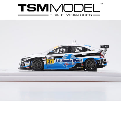 TSM MODEL Honda Civic Type R TCR #37 2019 Rolex 24 at Daytona Class Winner LA Honda World Racing 1:43 - TSM430448