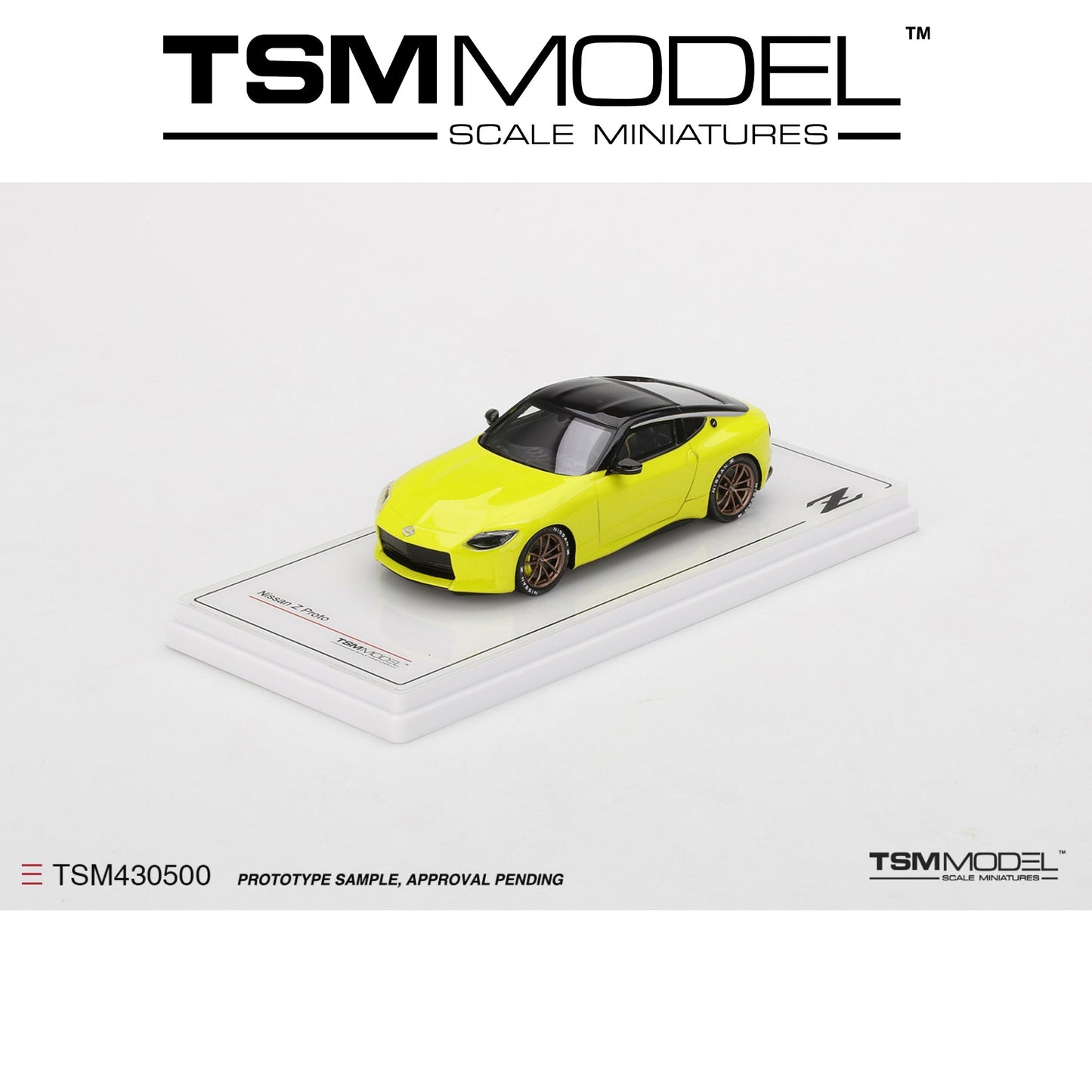 TSM MODEL Nissan Z Proto Yellow 1:43 - TSM430500