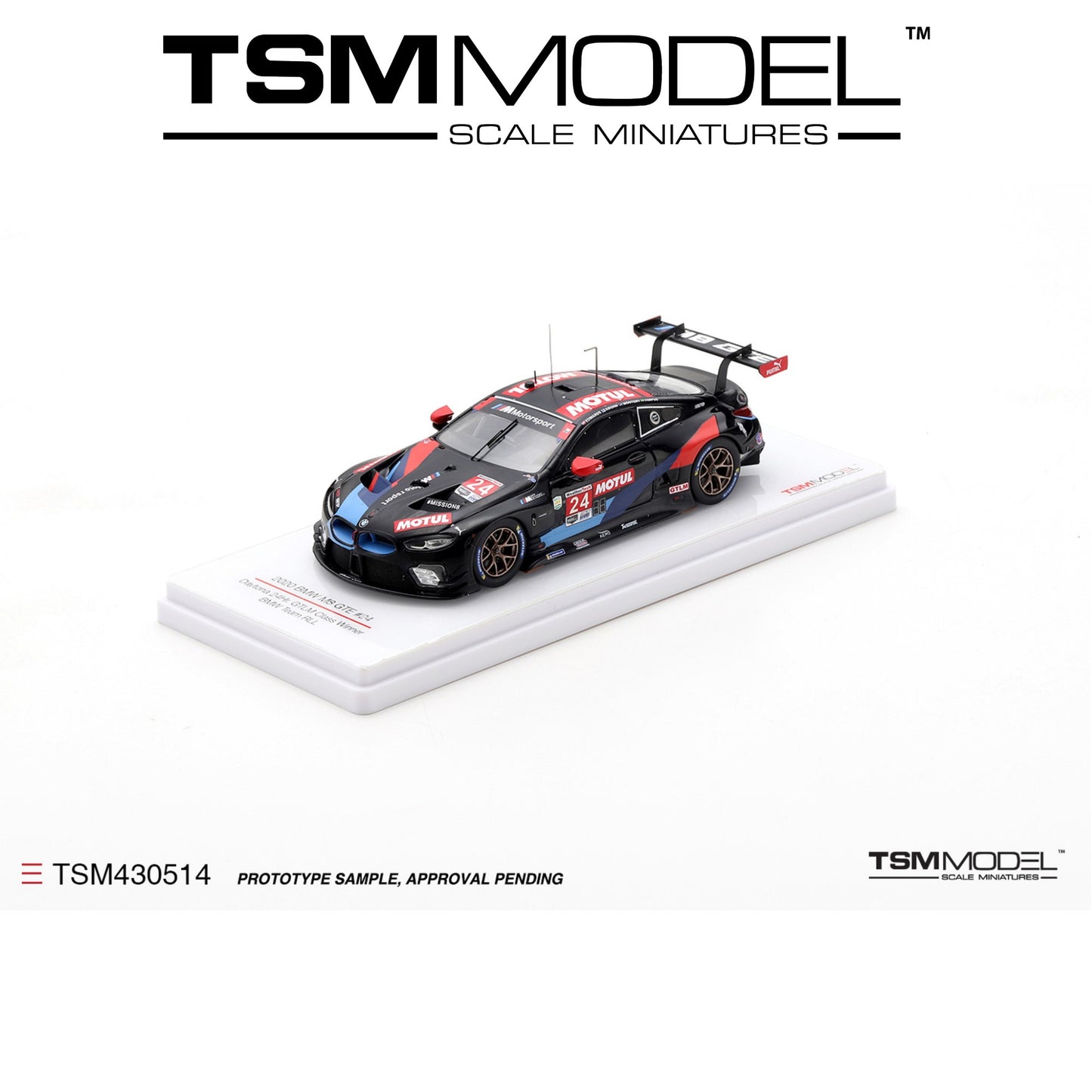 TSM MODEL BMW M8 GTE #24 2020 IMSA Daytona 24 Hrs GTLM Class Winner 1:43 - TSM430514