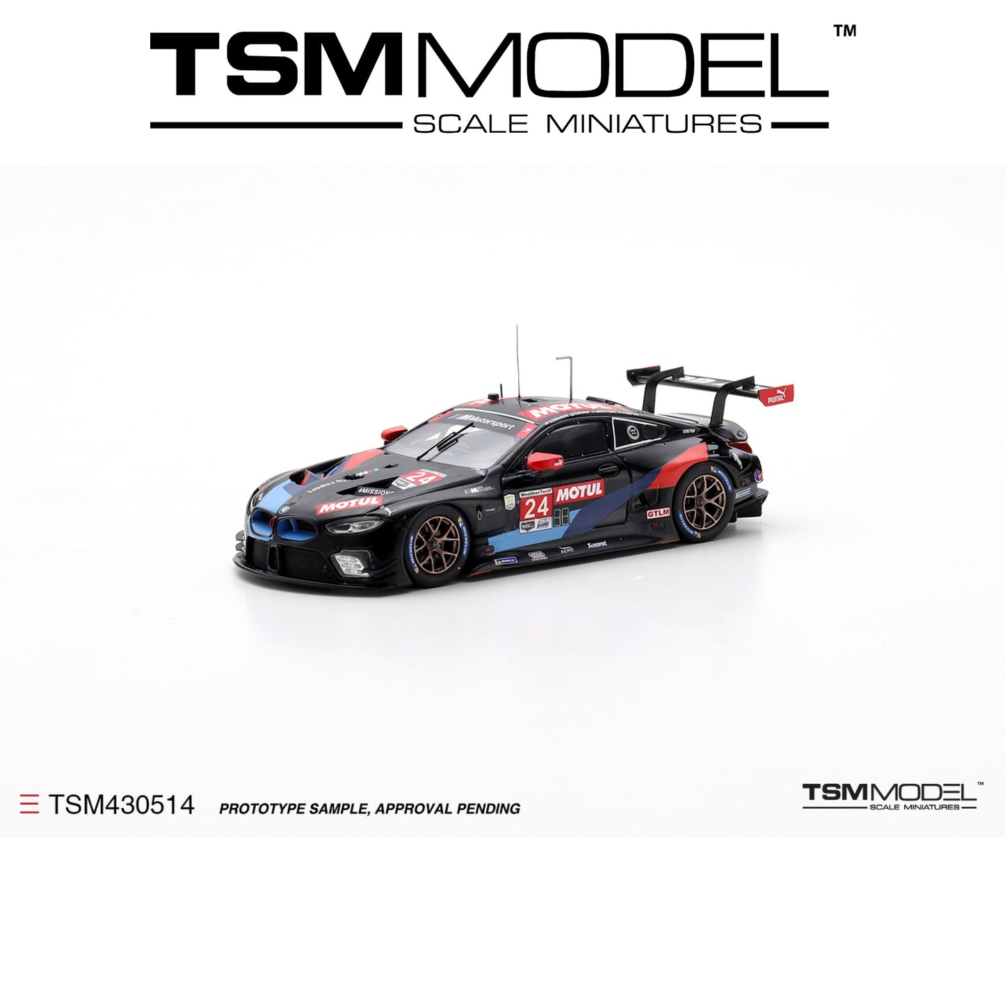 TSM MODEL BMW M8 GTE #24 2020 IMSA Daytona 24 Hrs GTLM Class Winner 1:43 - TSM430514