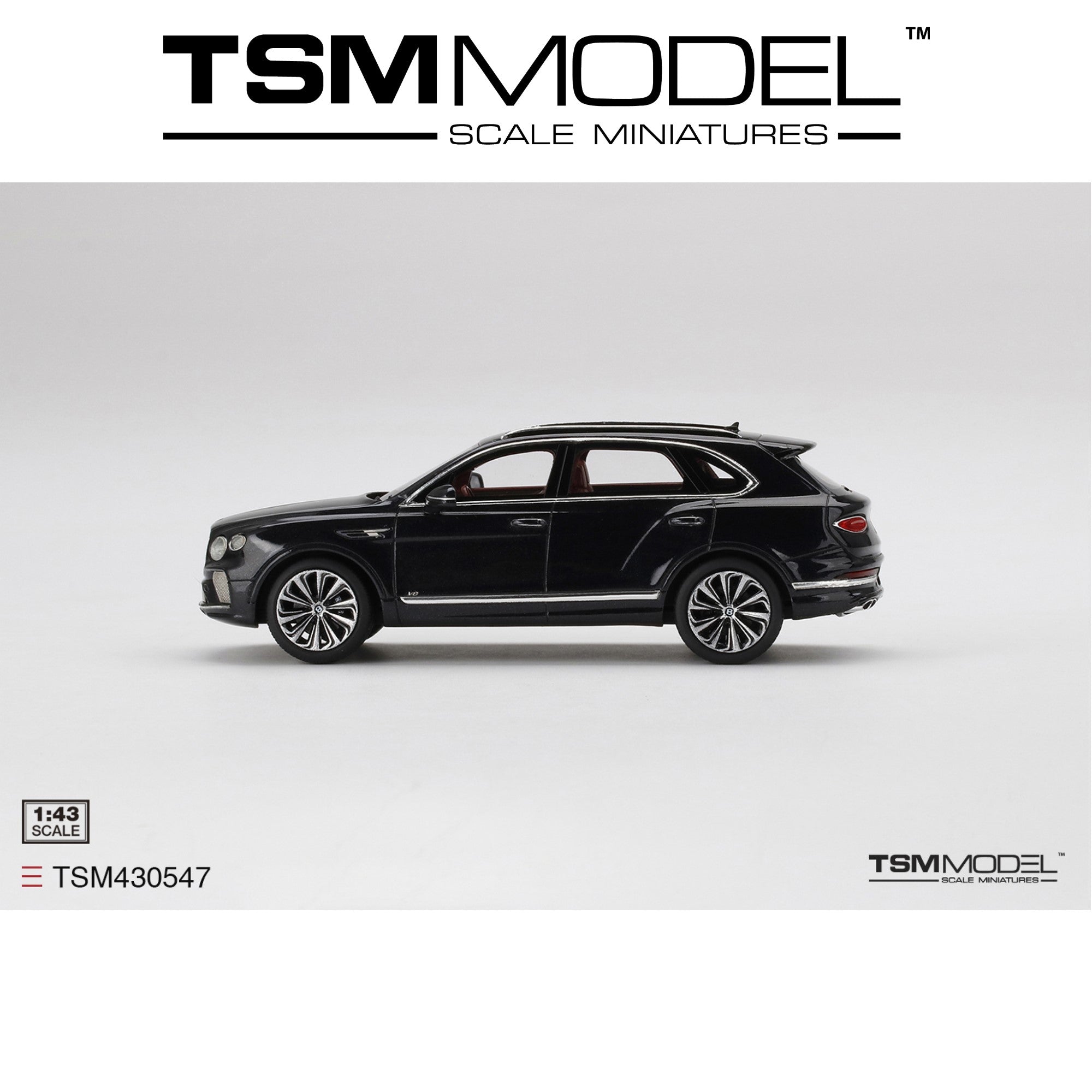 TSM MODEL Bentley Bentayga V8 Onyx 1:43 - TSM430547